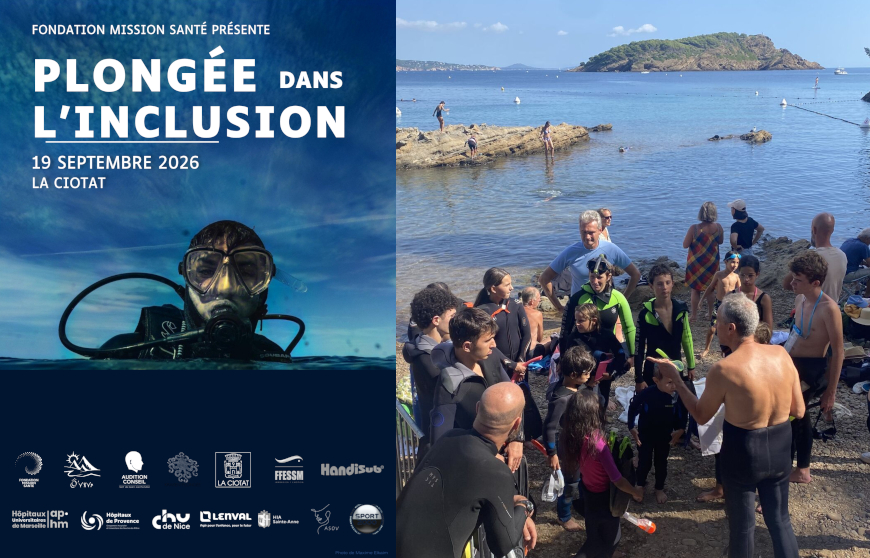Une 3ème “plongée dans l’inclusion” organisée par la Fondation Mission Santé
