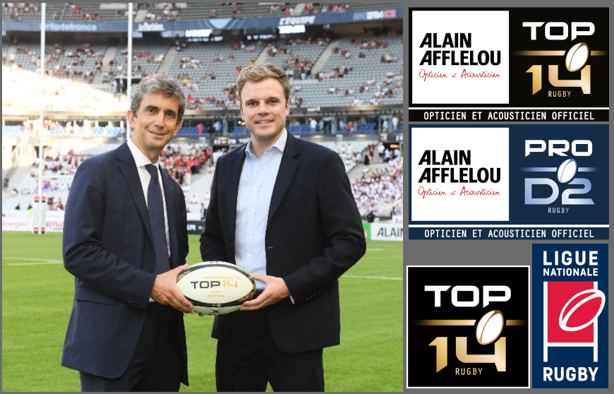 Le groupe Afflelou sera partenaire de la Ligue nationale de rugby jusqu’en 2028