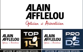 Alain Afflelou poursuit ses actions de prévention pour les finales du Top 14 et de la Pro D2