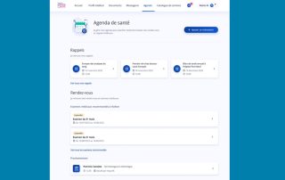 Un agenda intégré dans Mon Espace Santé