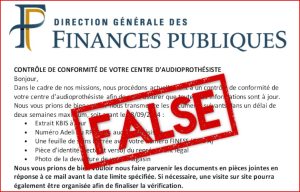Alerte de la Cnam : des mails frauduleux adressés aux audioprothésistes