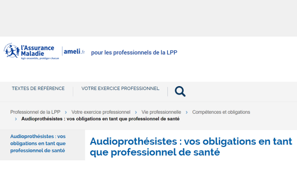 Ameli.fr vous rappelle explicitement vos obligations