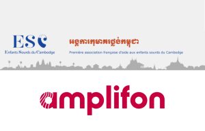 5 audios Amplifon prêts à s’envoler avec Enfants sourds du Cambodge