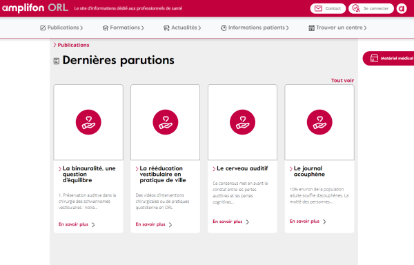 Amplifon présente sa plateforme dévolue aux ORL