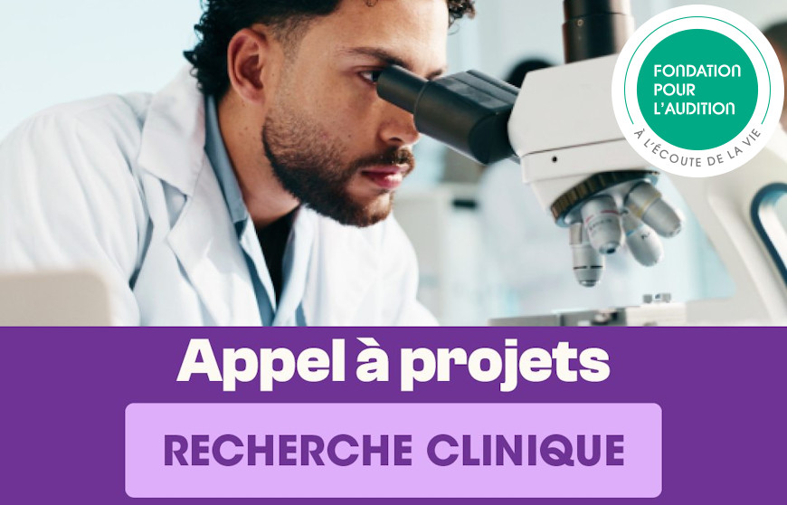 2 appels à projets de la Fondation pour l’audition en 2026