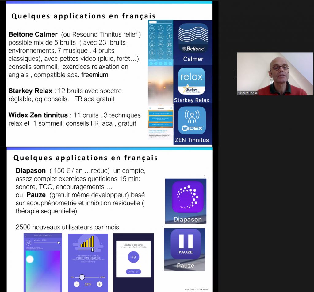Des outils numériques pour aider les patients acouphéniques ? L’Afrépa fait un point complet