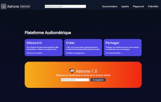 Astrone, dans le cœur du réacteur audiométrique