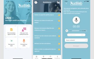 Audilab 7/7 : application maison pour le suivi des patients