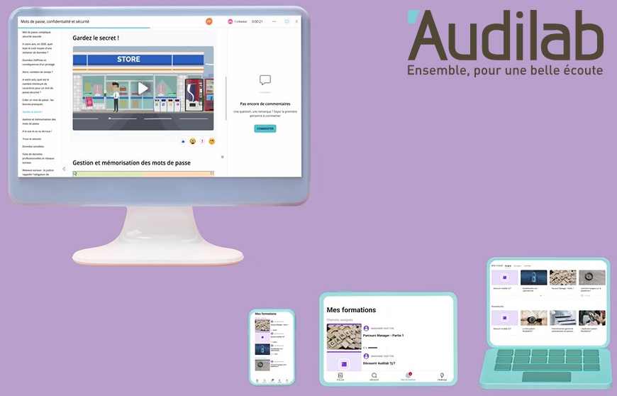Audilab a sa propre plateforme de formation en ligne