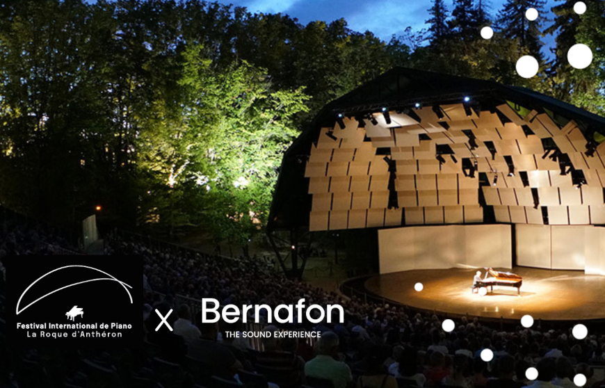 Bernafon soutient de nouveau le festival international de piano de la Roque d’Anthéron