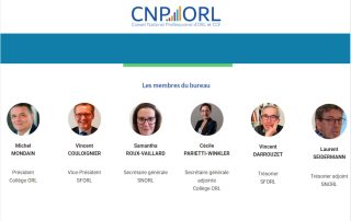 Le Conseil national professionnel d’ORL a un nouveau bureau