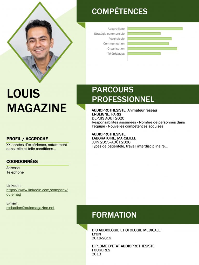 CV de Louis Magazine