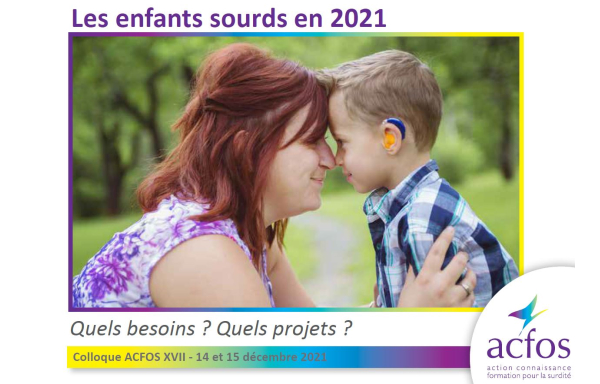 L’Acfos annonce son 17e colloque présentiel et en ligne