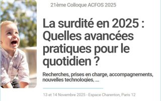 Tous les détails sur le prochain colloque Acfos