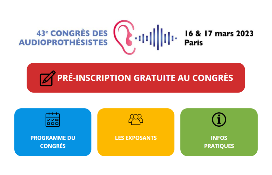 Congrès 2023 : les inscription officiellement ouvertes