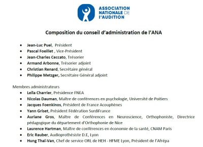 Nouvelles personnalités, Fnea : l’ANA accueille de nouveaux membres dans ses instances