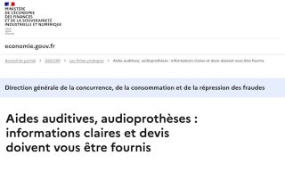 La DGCCRF met à jour sa fiche sur la règlementation applicable aux aides auditives