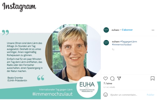 L’EUHA est sur Insta