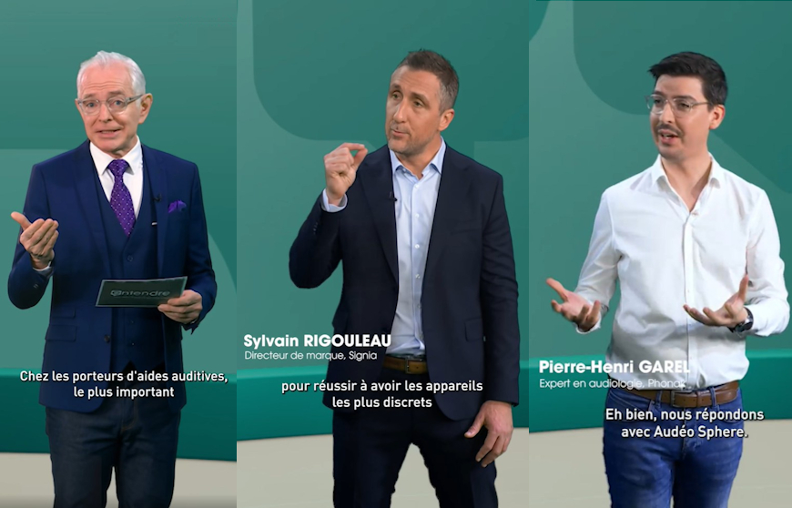 Les fabricants présentent leurs technologies avec Mac Lesggy chez Entendre
