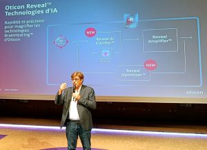 Oticon “Reveal” à Paris son système à double intelligence artificielle