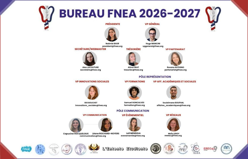 Noémie Baur prend la tête du bureau très renouvelé de la Fnea
