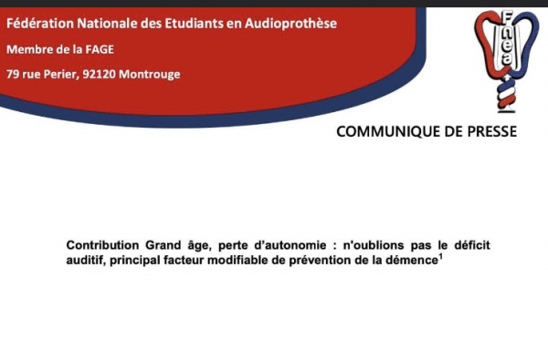 grand âge la Fnea ne veut pas que le déficit auditif reste le grand oublié