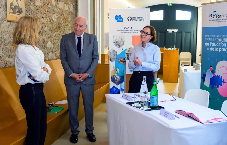 La Fondation Pour l'Audition renouvelle son soutien à l'Institut Pasteur pour 4 ansLa Fondation Pour l'Audition renouvelle son soutien à l'Institut Pasteur pour 4 ans