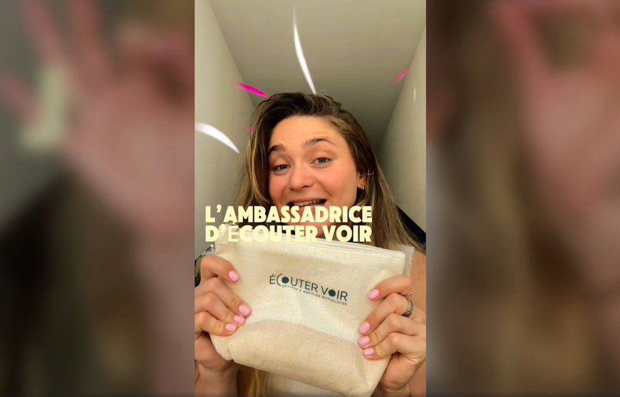 L’escrimeuse Jade Maréchal devient ambassadrice d’Ecouter Voir