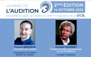 2e Journée de l’audition : programme, invités, inscriptions