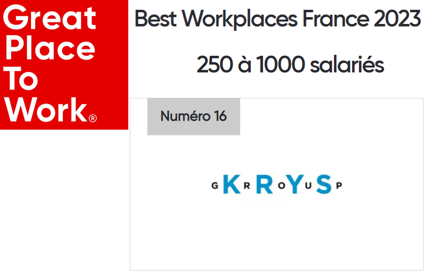 Krys Group, 16e “Great Place To Work” de sa catégorie