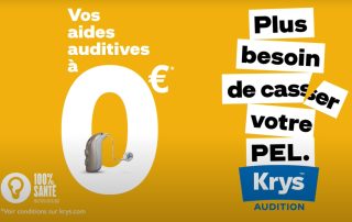 Krys Audition lance une campagne d’information « 0 € »