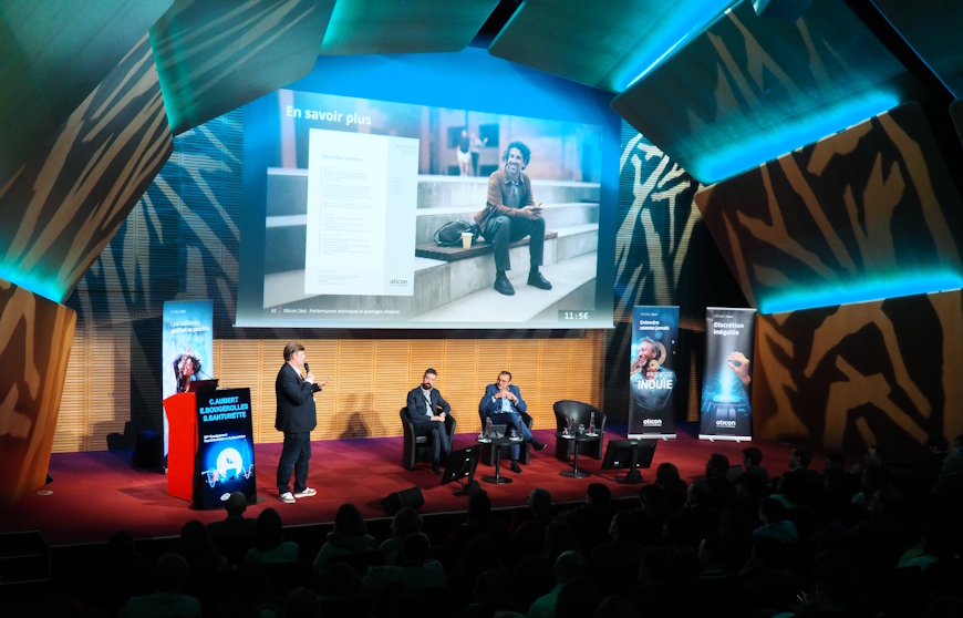 Zeal d’Oticon présenté aux audioprothésistes à l’EPU