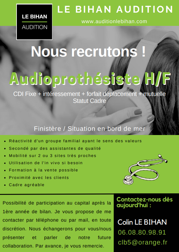 Audioprothésiste H/F