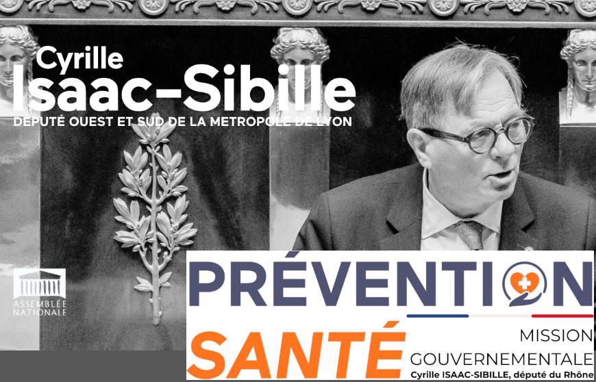 Le député ORL Cyrille Isaac-Sibille chargé d’une mission gouvernementale sur la prévention