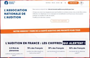 L’Association nationale de l’audition renouvelle son site de l’URL au plafond