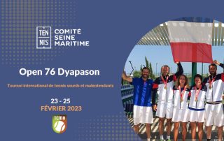 Open 76 Dyapason : un 1er tournoi international de tennis sourds et malentendants