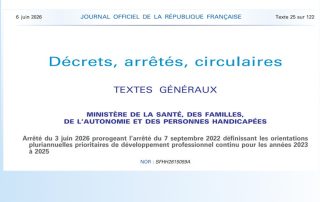 Les orientations de DPC sont encore prorogées d’un an