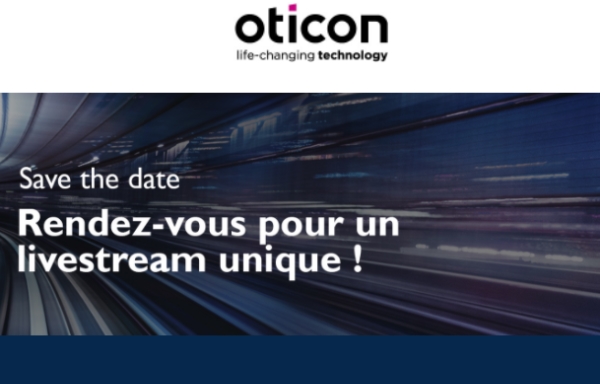 Oticon annonce un livestream en direct du Studio Gabriel pour jeudi 3 décembre