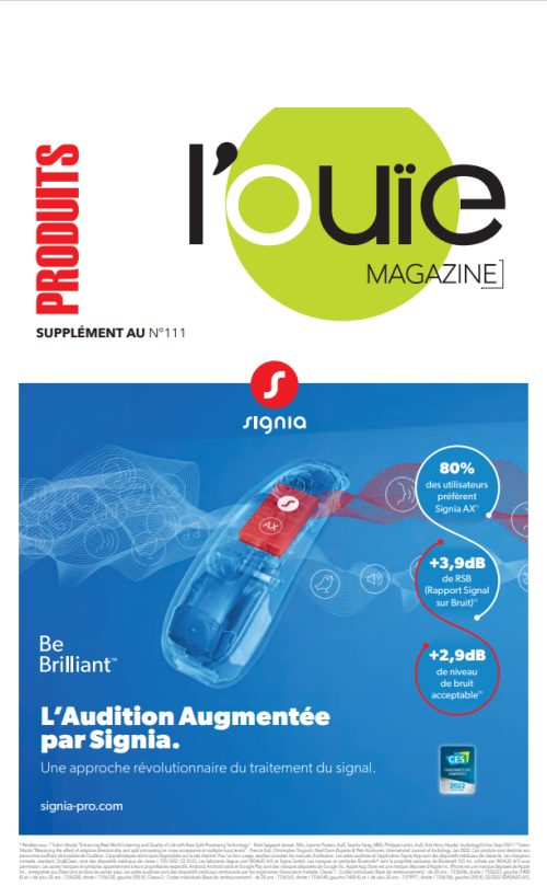 L'Ouïe Magazine N° 111 - Mars 2022 - Supplément Produits