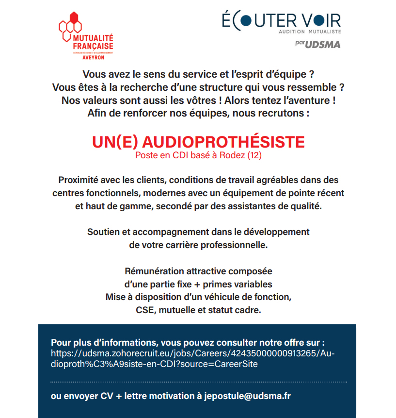 Audioprothésiste H/F