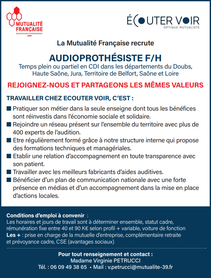 Audioprothésiste H/F