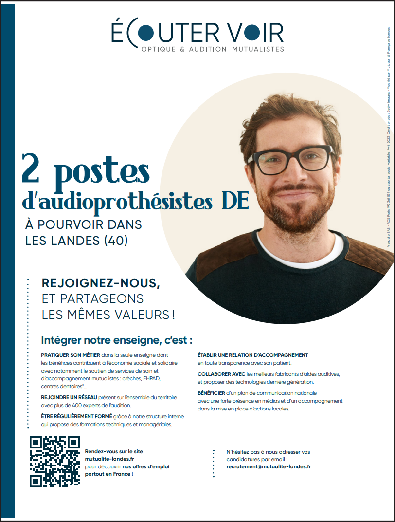 Audioprothésistes H/F Les Landes