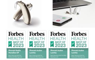 Phonak 4 fois cité dans la sélection Forbes des aides auditives