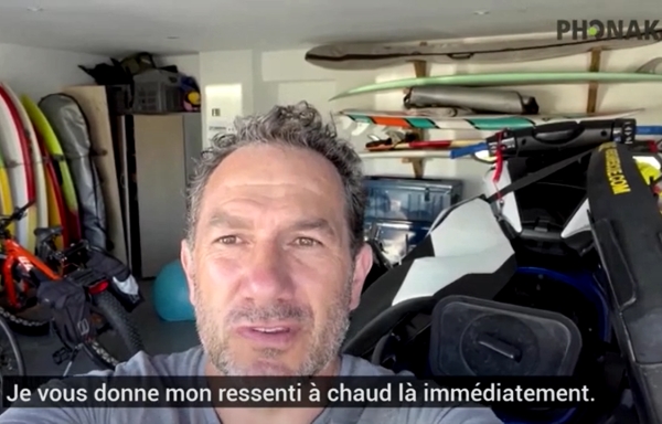 Un surfeur de « grosses vagues » français devient le nouvel ambassadeur Phonak