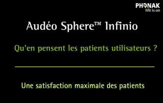 Phonak publie une étude de satisfaction patients sur Audéo Sphere Infinio
