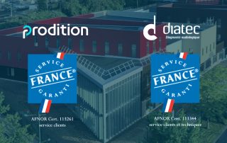 Prodition et Diatec obtiennent la certification Service France Garanti