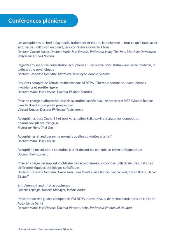 Le programme du 15ème colloque de l’Afrepa précisé