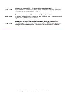Un nouveau format "Workshop" à l’EPU