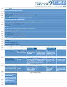 Congrès de la SFORL : le programme préliminaire est sorti