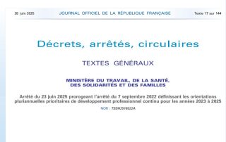 Les orientations pluriannuelles de DPC ne changeront pas en 2026
